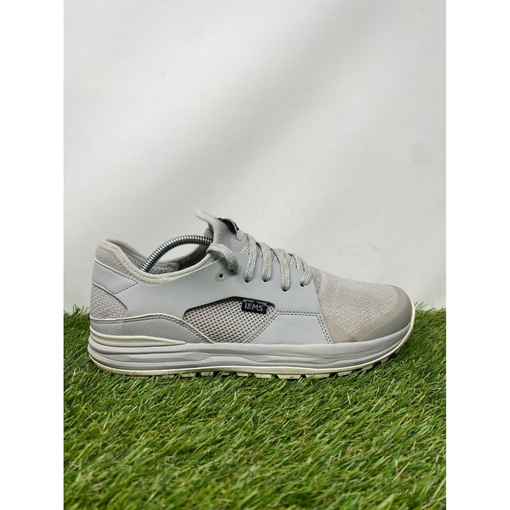 Lems Mesa Mens Sz 10.5 Light Grey Trail Urban Sneakers Low Top Lightweight Shoes